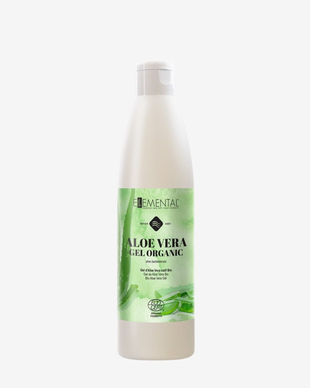 Ellemental, Gel de Aloe Vera Bio, 250 ml