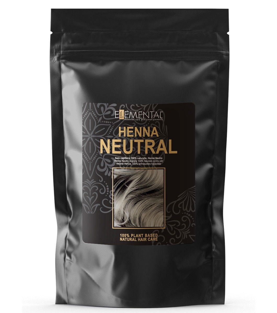 Ellemental, Îngrijire pentru păr 100% naturală Henna Neutru Bio, 100 g - 2 | YEO