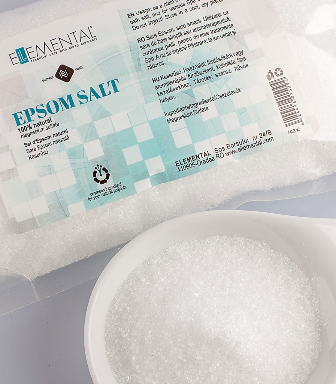 Ellemental, Sare Epsom, 250 g - 2 | YEO