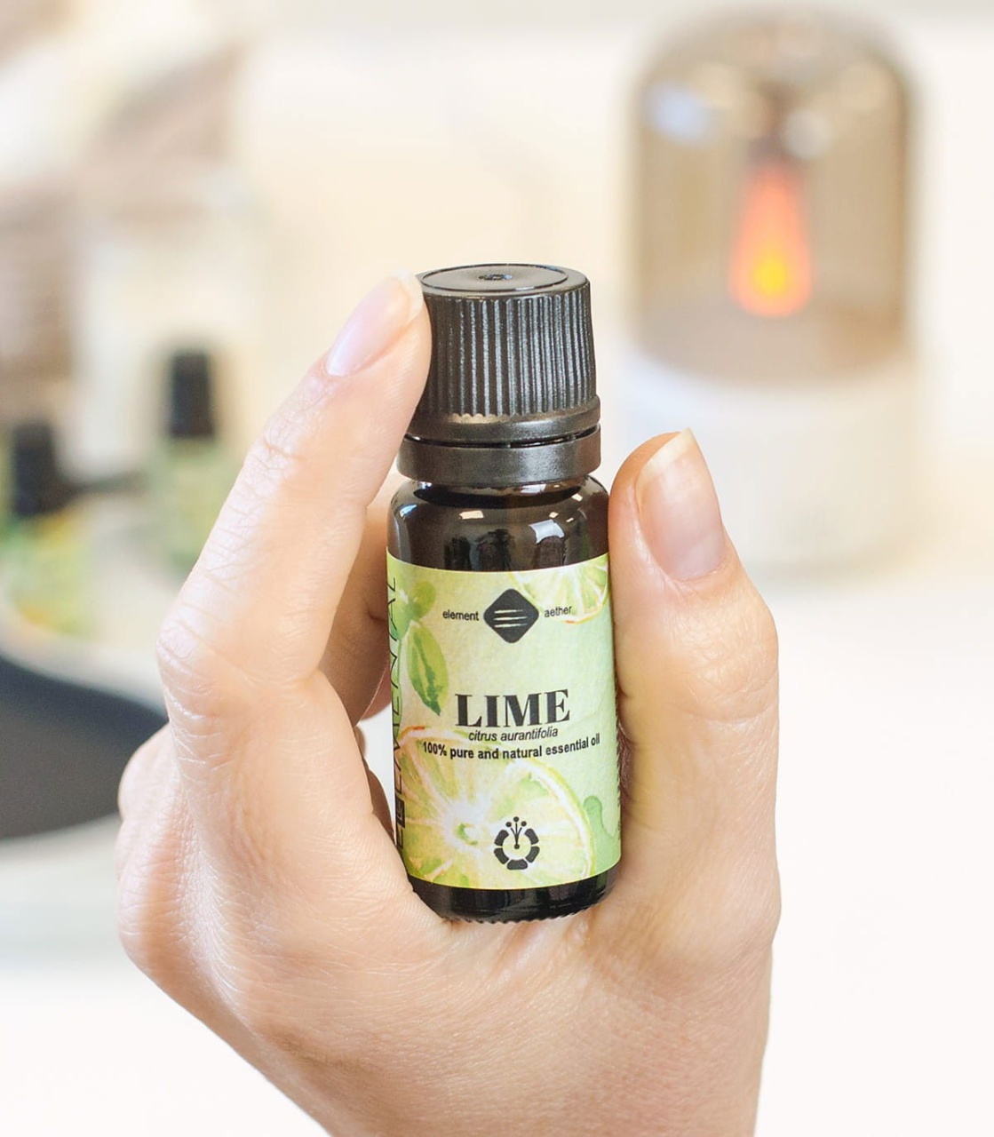 Ellemental, Ulei esențial de Lămâie verde, 10 ml - 2 | YEO