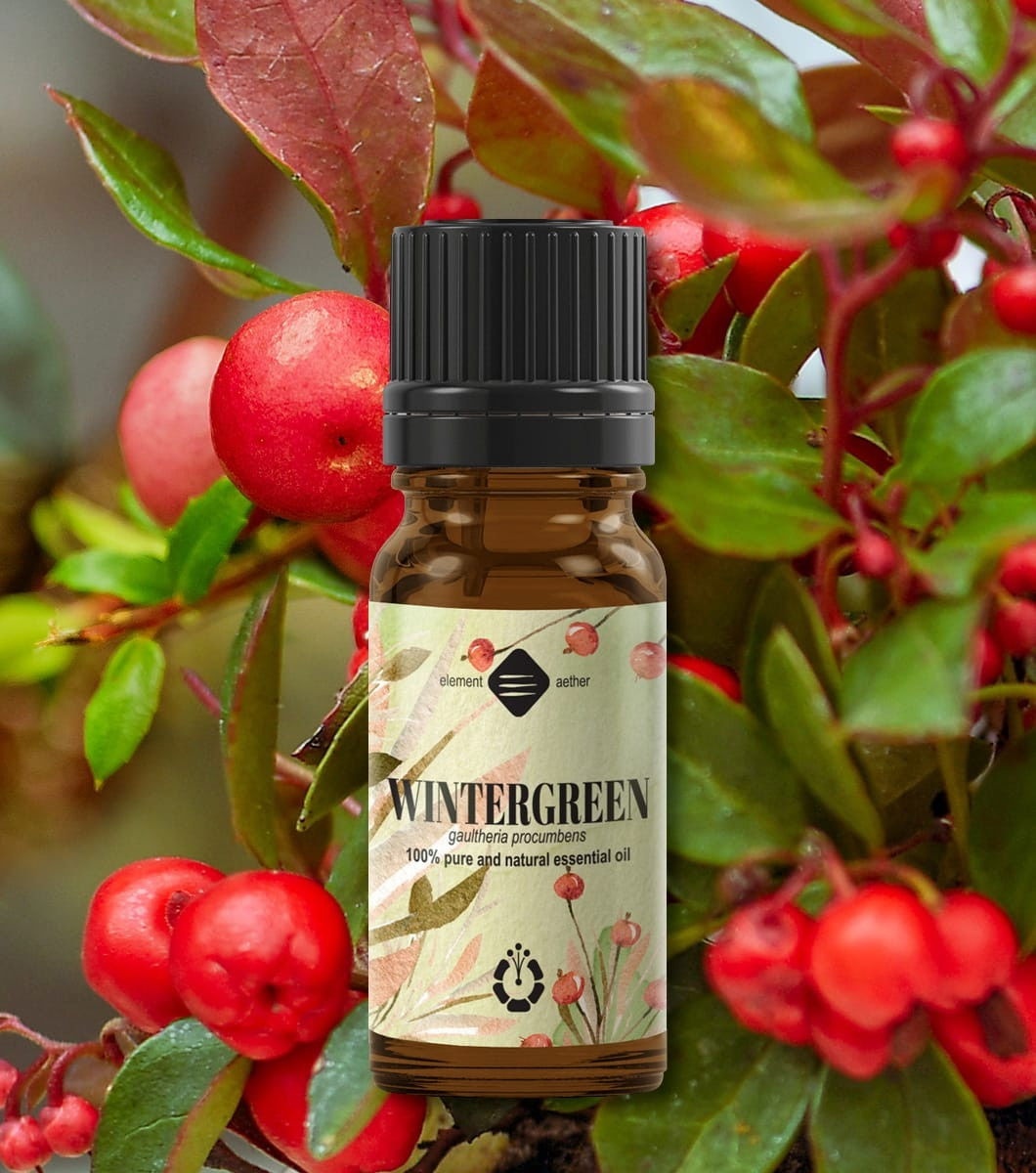Ellemental, Ulei esențial de Wintergreen, 10 ml - 1 | YEO