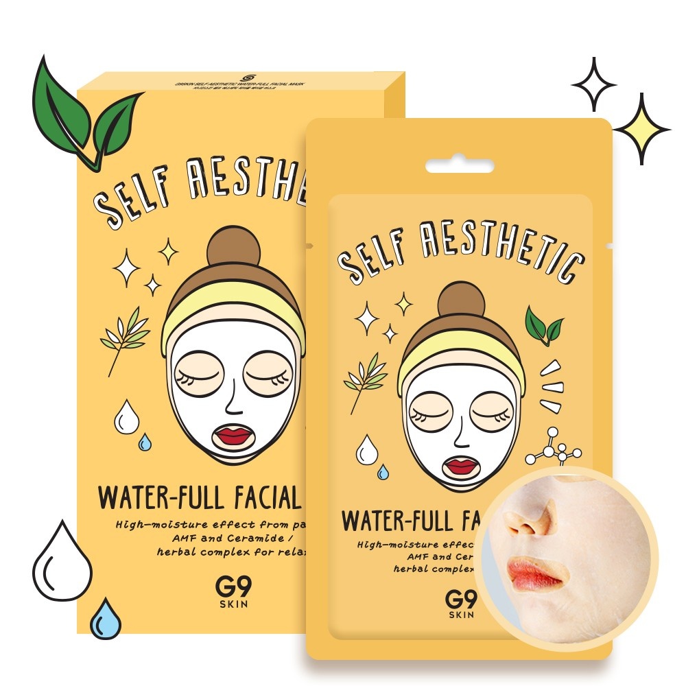 G9SKIN, Self Aesthetic Water-full Facial Mask, mască de față, 23 g