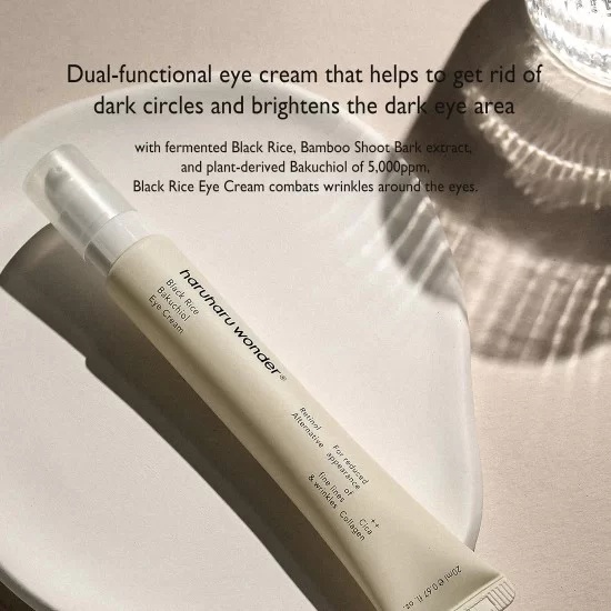 Haruharu Wonder, Black Rice Bakuchiol Eye Cream, cremă pentru ochi, 20 ml - 1 | YEO