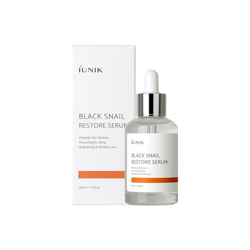 IUNIK, Black Snail Restore Serum, ser cu extract de melc negru, 50 ml - 2 | YEO
