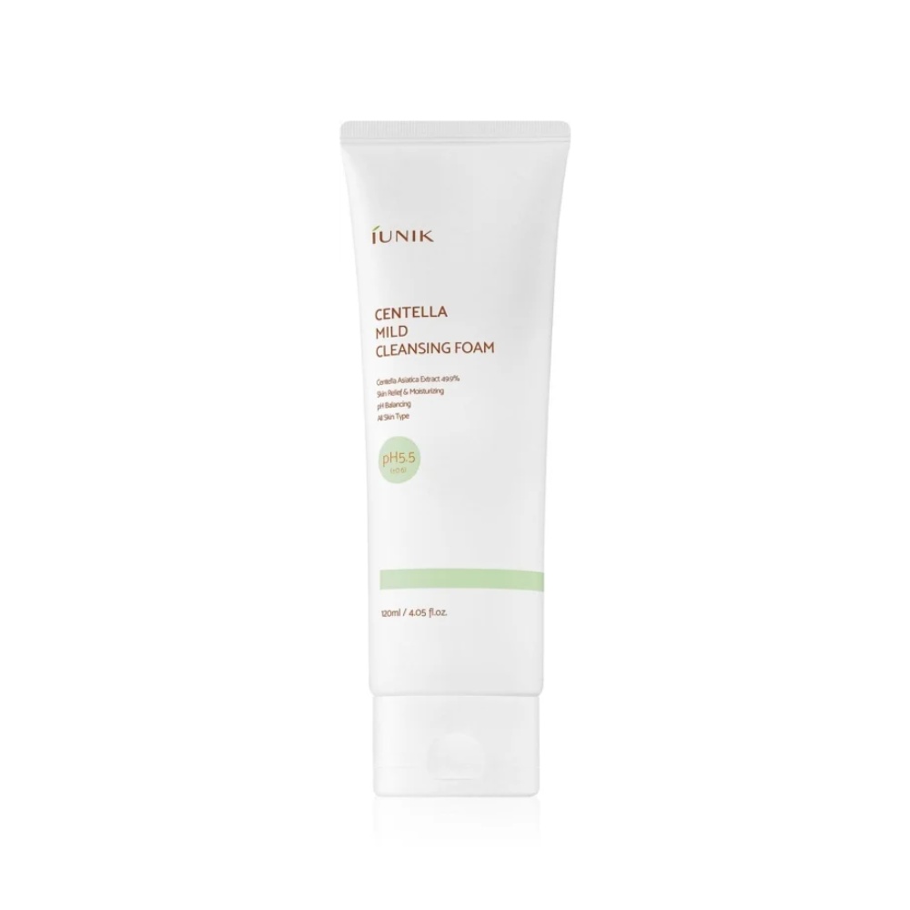 IUNIK, Centella Mild Cleansing Foam , spuma de curatare, 120 ml