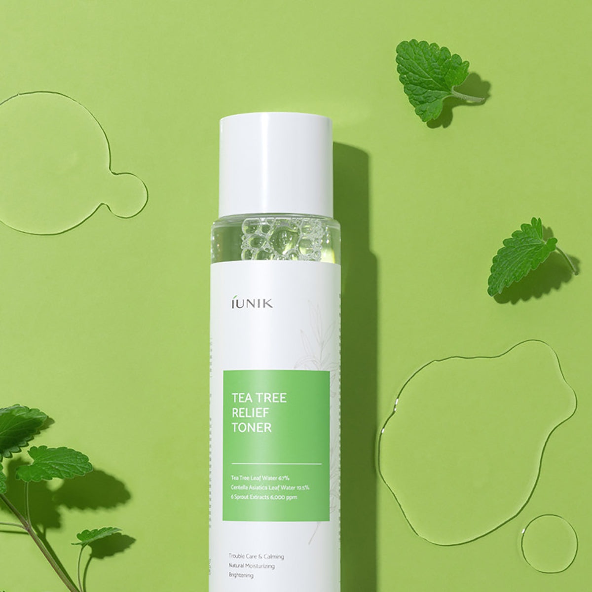 IUNIK, Tea Tree Relief Toner, toner cu extract de arbore de ceai, 200 ml - 1 | YEO
