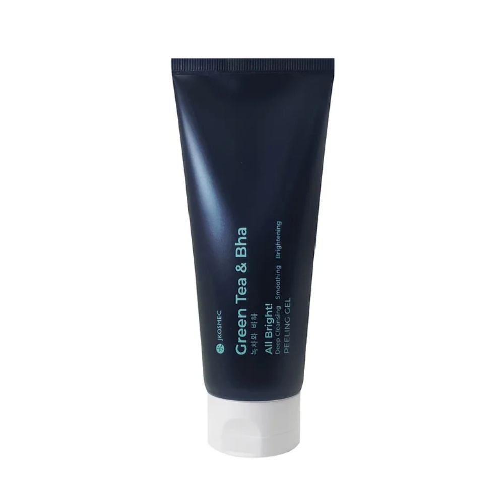 Jkosmec, All Bright Green Tea And Bha Peeling Gel, gel de peeling all bright cu ceai verde și BHA, 180 ml