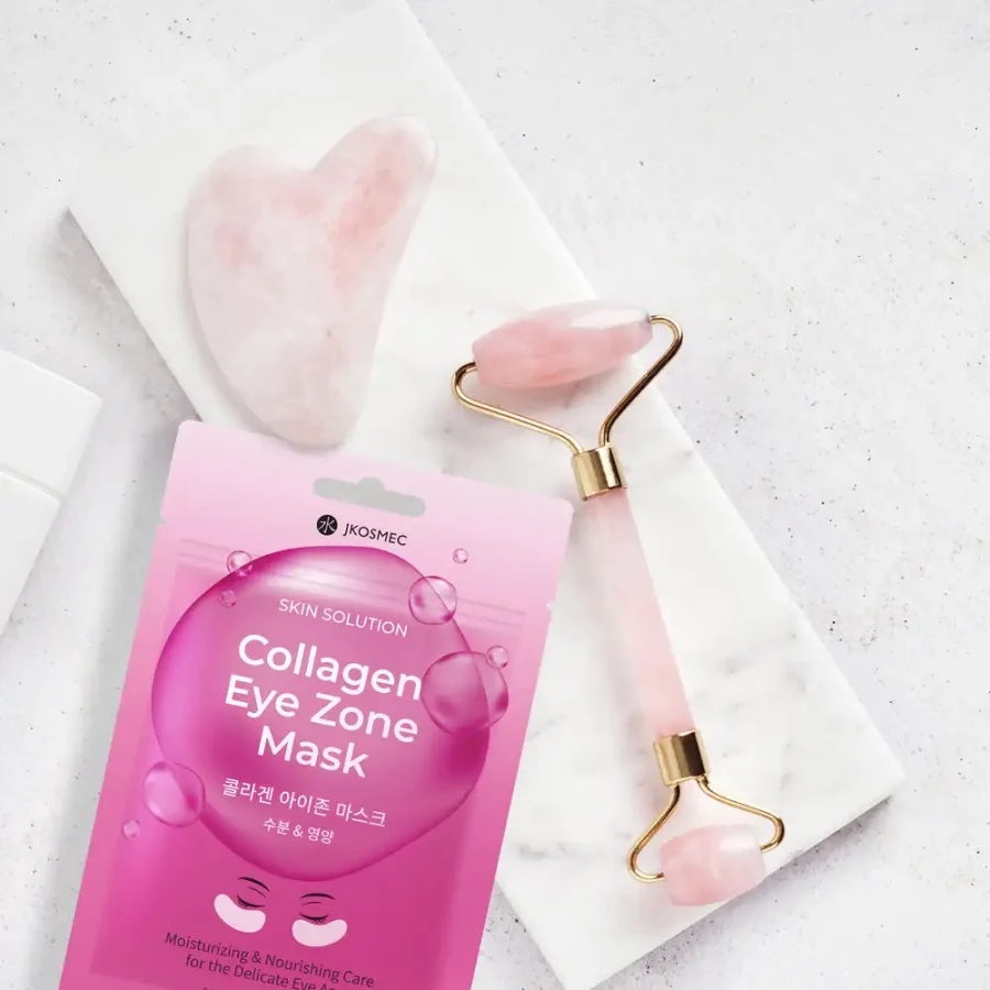 Jkosmec, Skin Solution Collagen Eye Zone Mask, mască pentru zona ochilor cu colagen, 30 uds - 2 | YEO