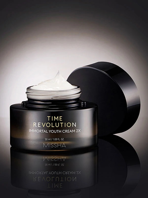 MISSHA, Time Revolution Immortal Youth Cream 2X, cremă de ten tinerețe eternă de revoluționare a timpului, 50 ml