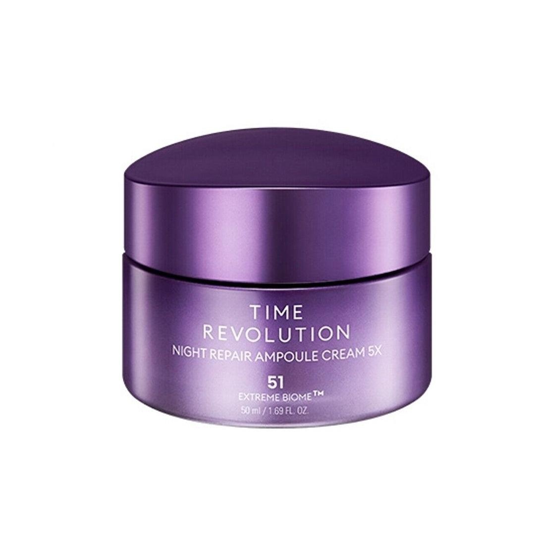 MISSHA, Time Revolution Night Repair Ampoule Cream 5X , cremă de noapte pentru revoluționarea timpului, 50 ml