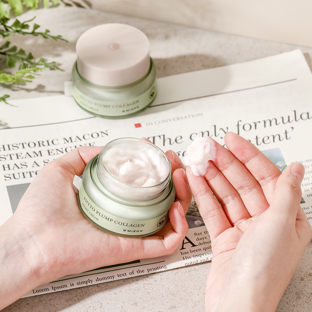 MIZON, Phyto Plump Collagen Night Cream, cremă de noapte, 50 ml - 2 | YEO
