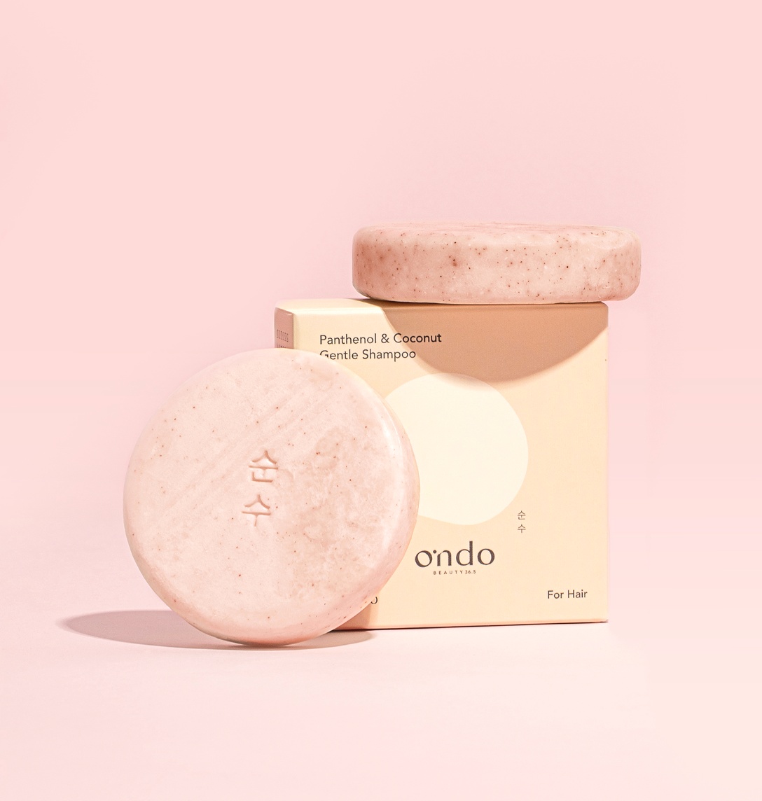 Ondo Beauty 36.5, Panthenol & Coconut Gentle Shampoo, șampon delicat cu pantenol și cocos, 70 g - 3 | YEO