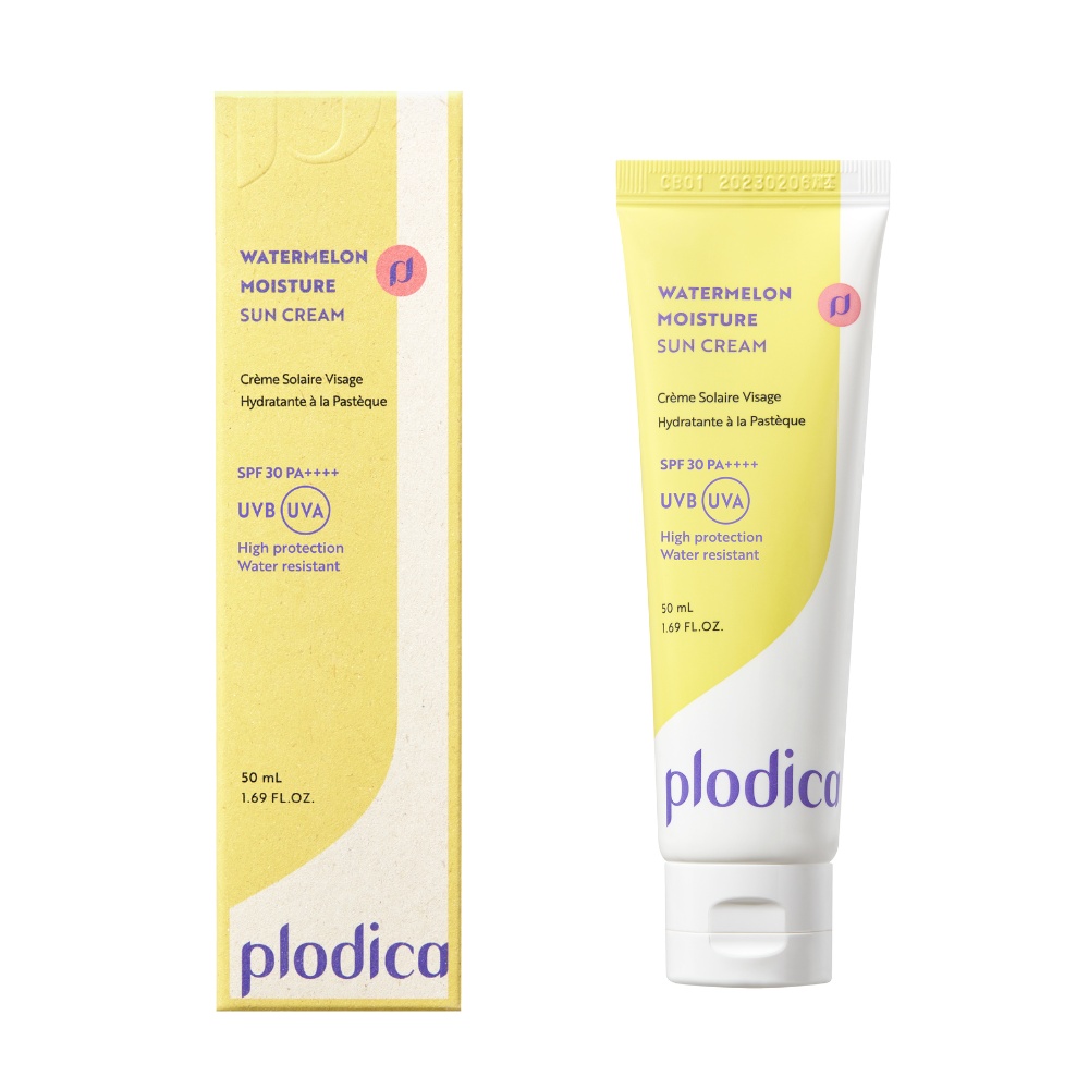 PLODICA, Watermelon Moisture Sun Cream SPF30, crema cu protecție solară, 50 ml - 1 | YEO