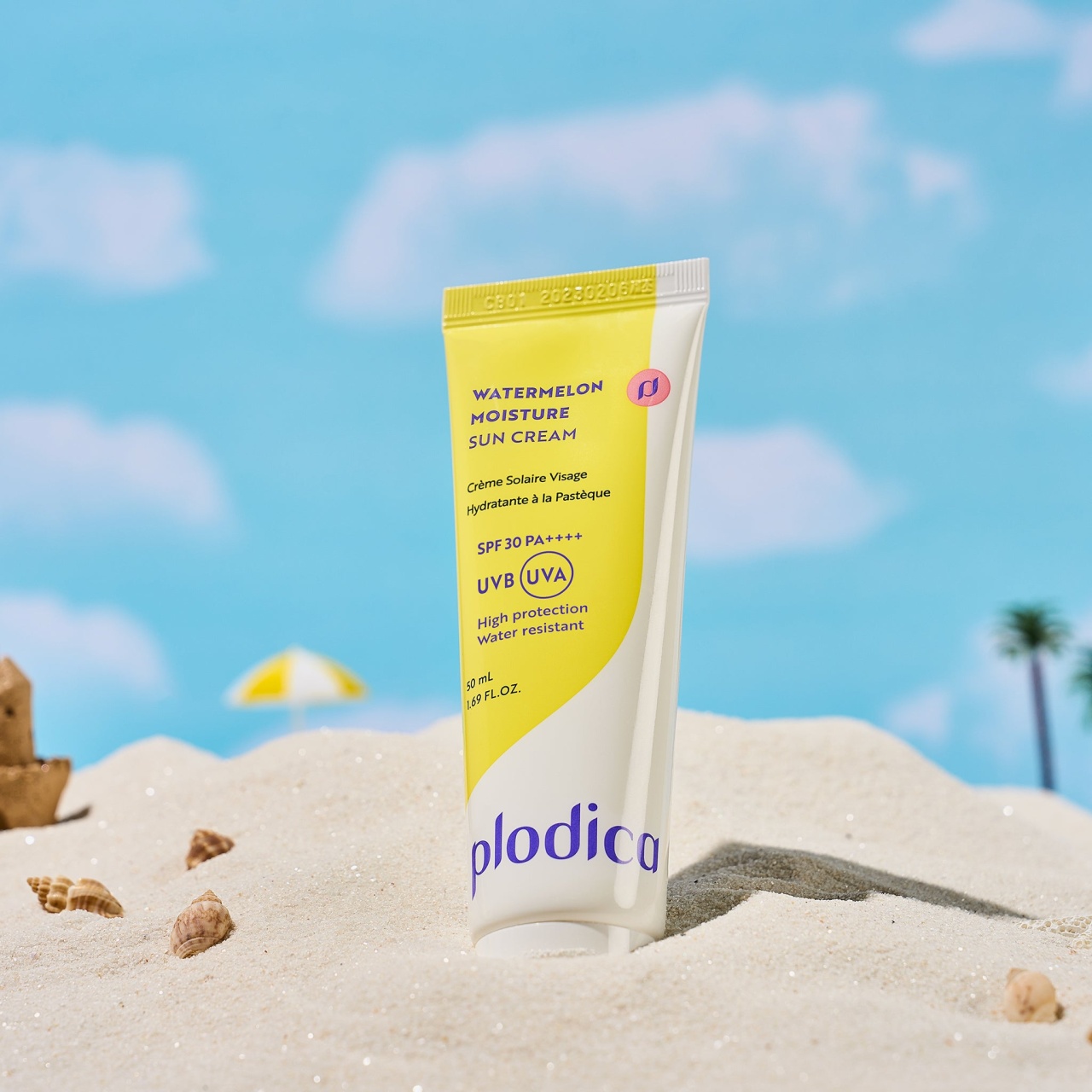PLODICA, Watermelon Moisture Sun Cream SPF30, crema cu protecție solară, 50 ml - 2 | YEO
