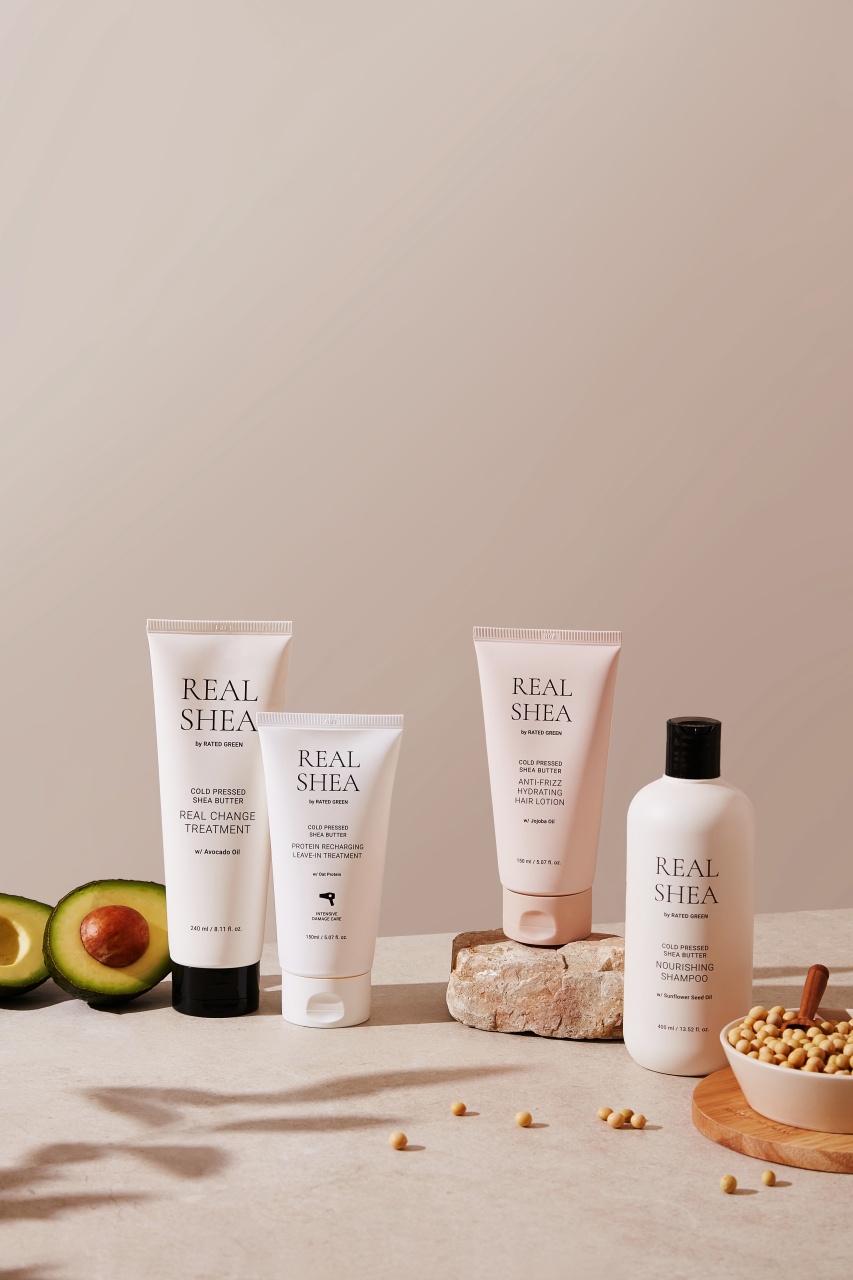 Rated Green, Real Shea Anti-Frizz Hydrating Hair Lotion, loțiune hidratantă pentru păr real shea anti-frizz, 150 ml - 3 | YEO