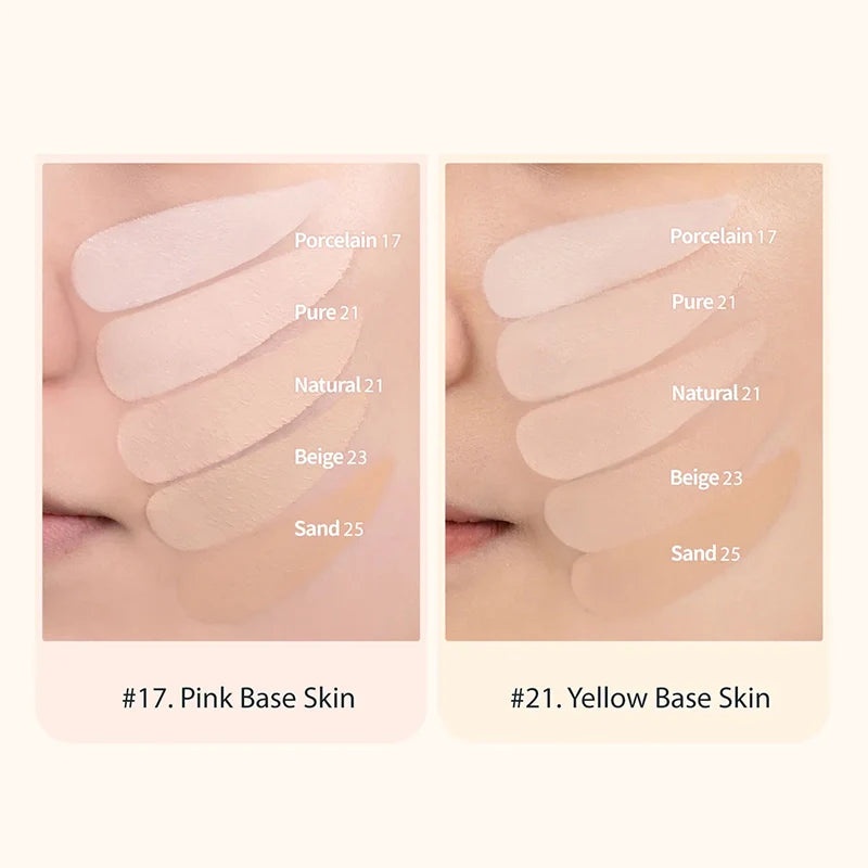 Rom&nd, Nu Zero Cushion - Primer in a Cushion - 01 Porcelain 17, primer pentru machiaj , 14 g - 2 | YEO
