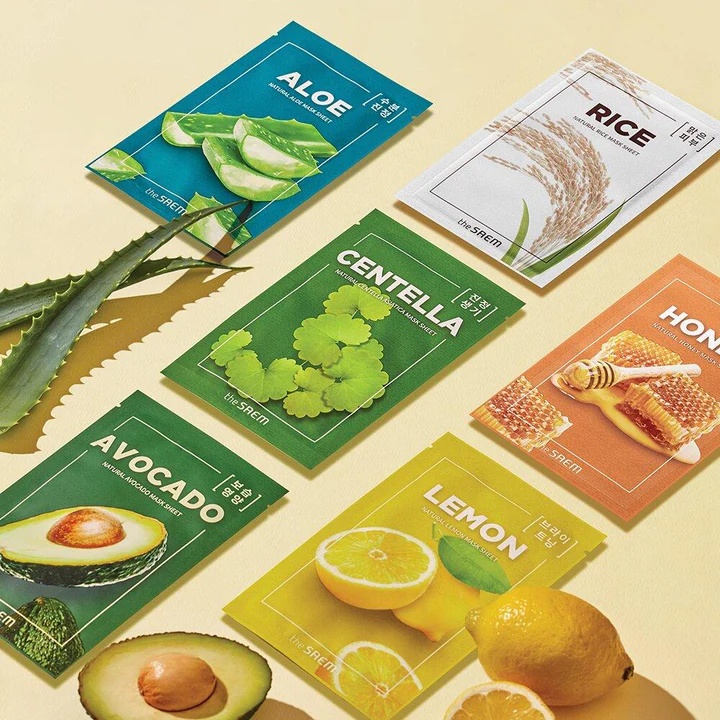 THE SAEM, Natural Centella Asiatica Mask Sheet, mască cu centella asiatica , 21 ml - 2 | YEO