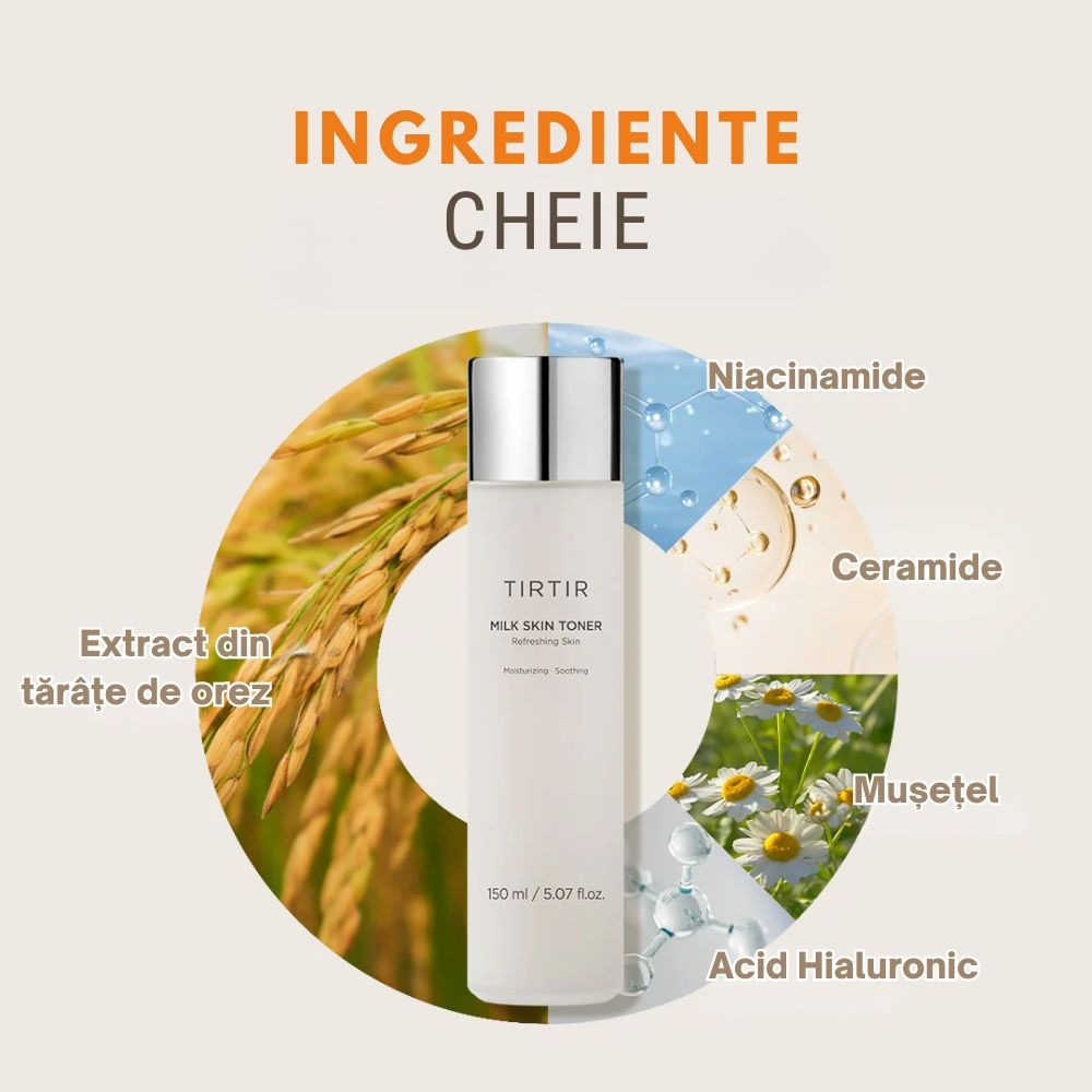 TIRTIR, Milk Skin Toner, toner hidratant, 150 ml - 2 | YEO