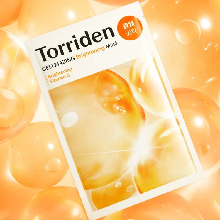 TORRIDEN, CELLMAZING Vita C Brightening Mask, mască de iluminare cu vitamina C , 34 g x 1 buc