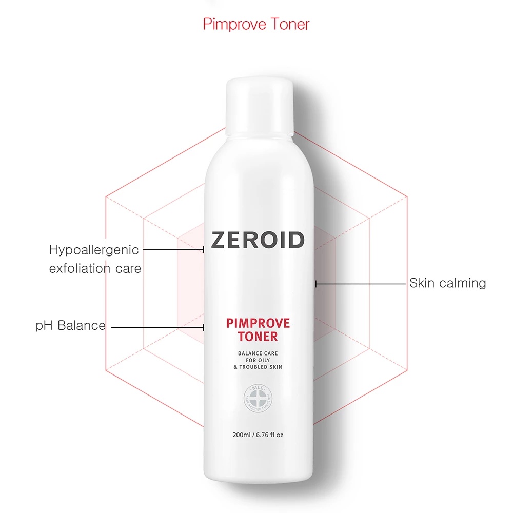ZEROID, Pimprove Toner, toner pentru ten cu imperfecțiuni, 200 ml - 2 | YEO