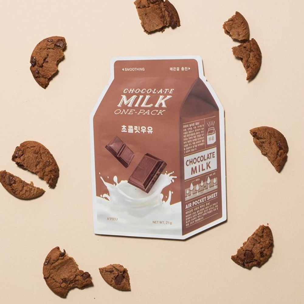 A´PIEU, Chocolate Milk One-Pack, mască de față, 21g - 1 | YEO