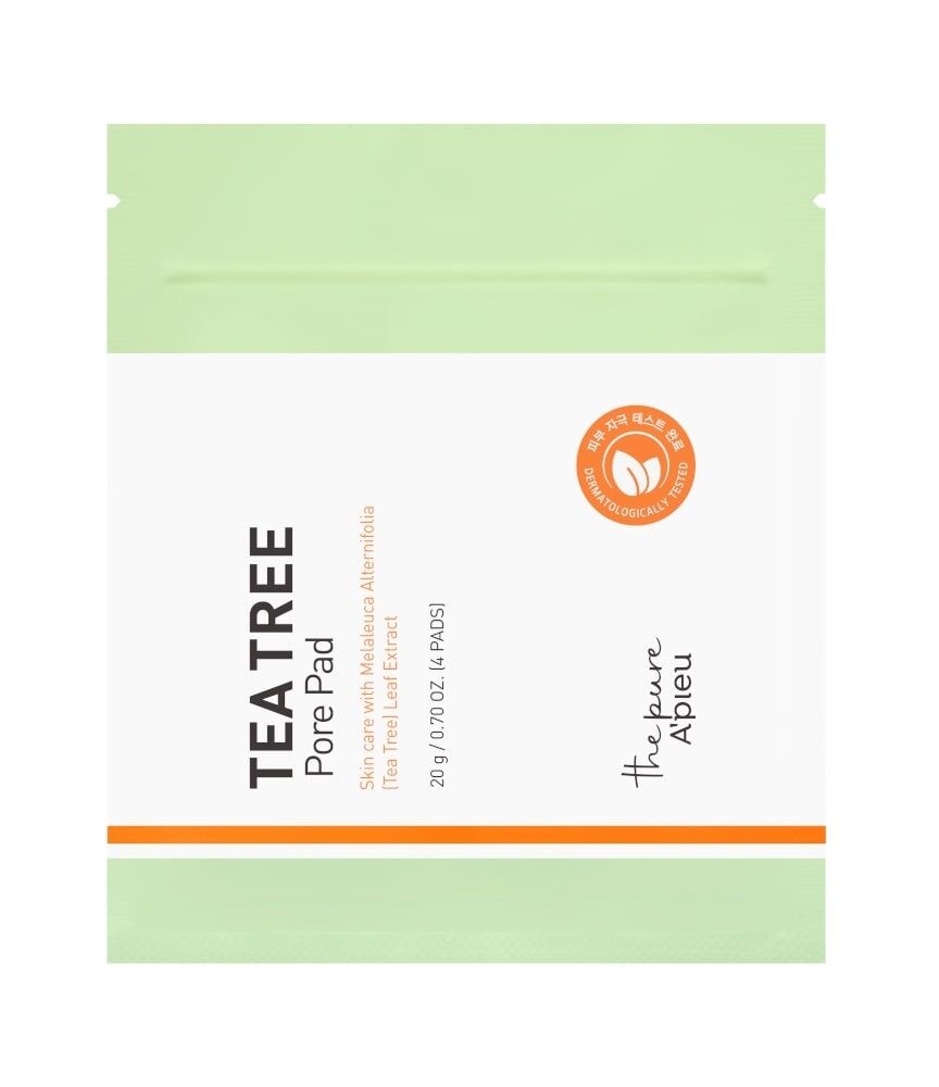 A´PIEU, The Pure Tea Tree Pore Pad, dischete revitalizante, 20 g