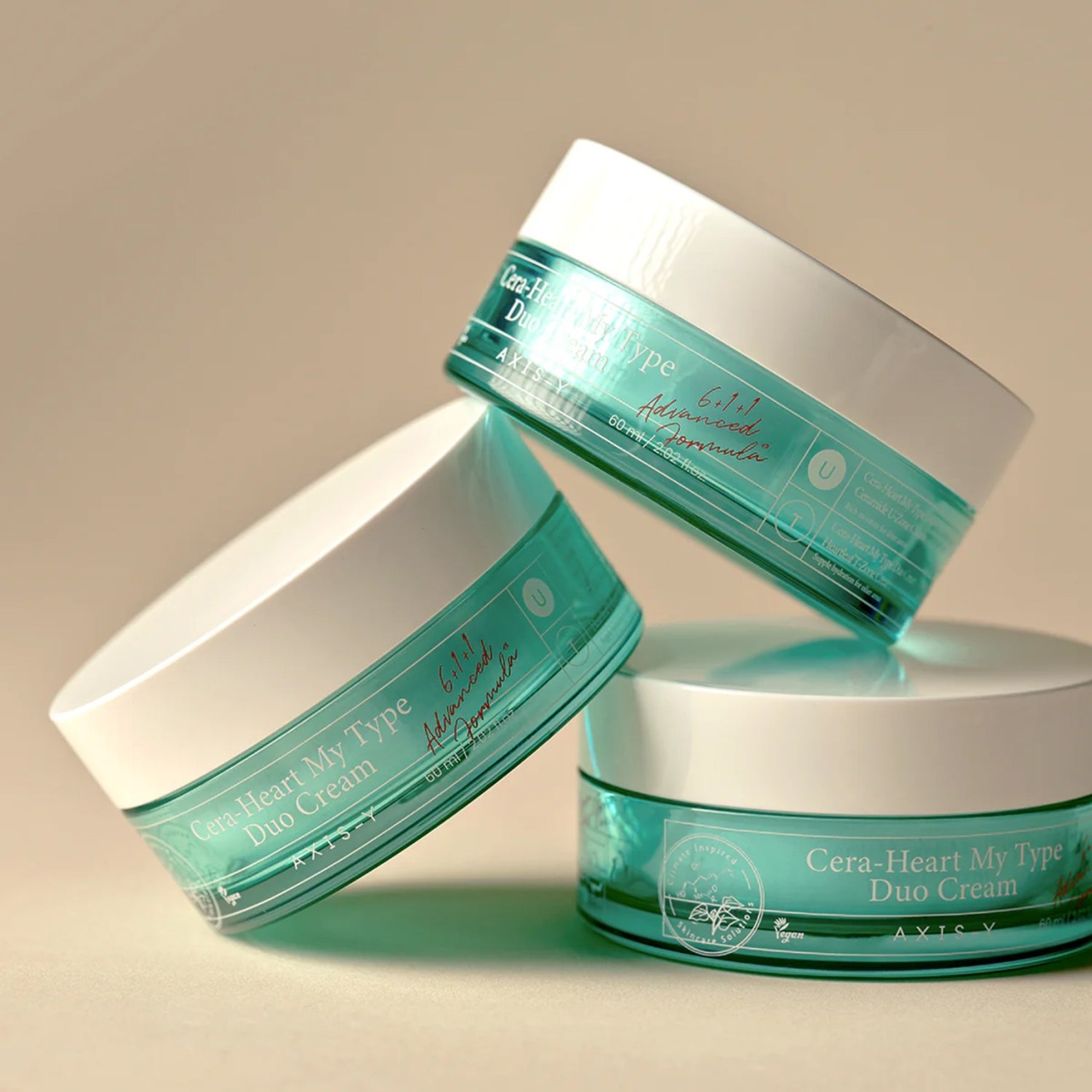 AXIS-Y, Cera-Heart My Type Duo Cream, cremă hidratantă pentru față, 60 ml - 3 | YEO