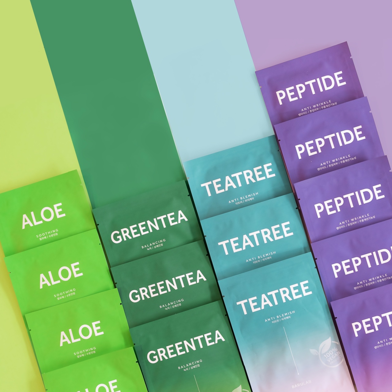 Barulab, The Clean Vegan Mask - Aloe, mască vegană, 23 g - 2 | YEO