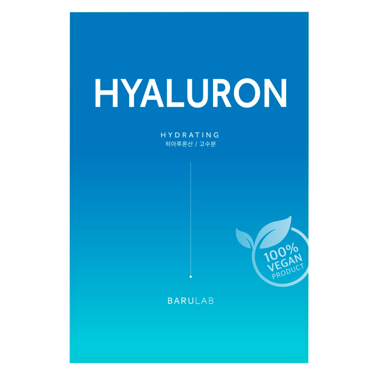 Barulab, The Clean Vegan Mask - Hyaluron, mască vegană, 23 g