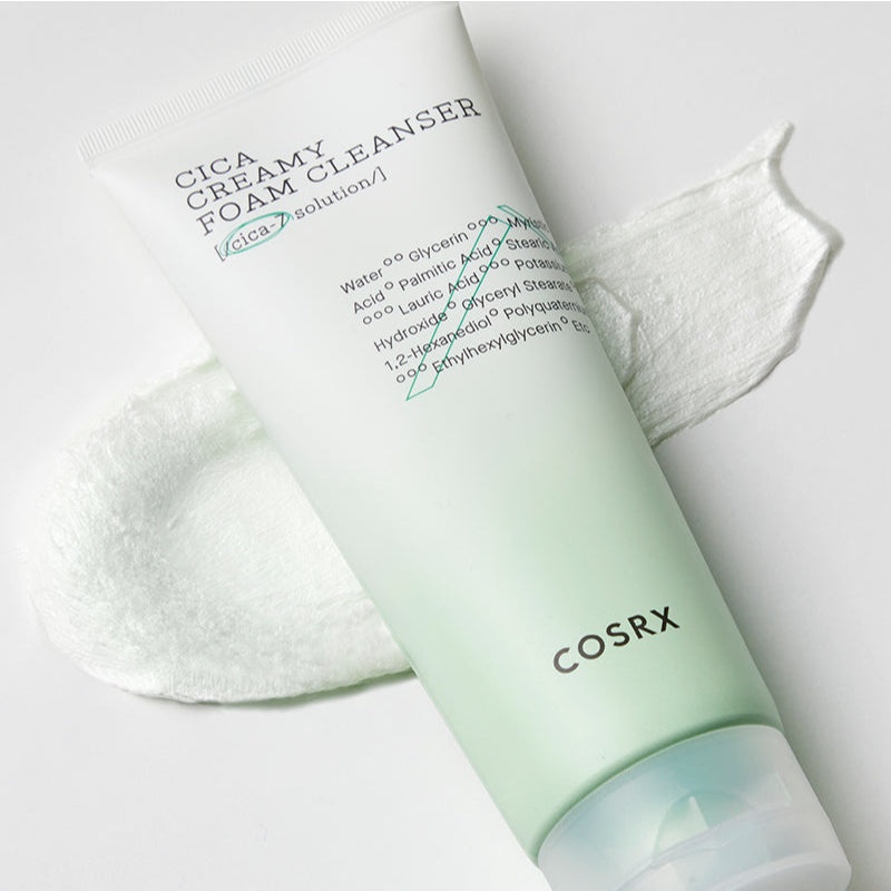 COSRX, Pure Fit Cica Creamy Foam Cleanser, spumă cremoasă de curățare , 150 ml