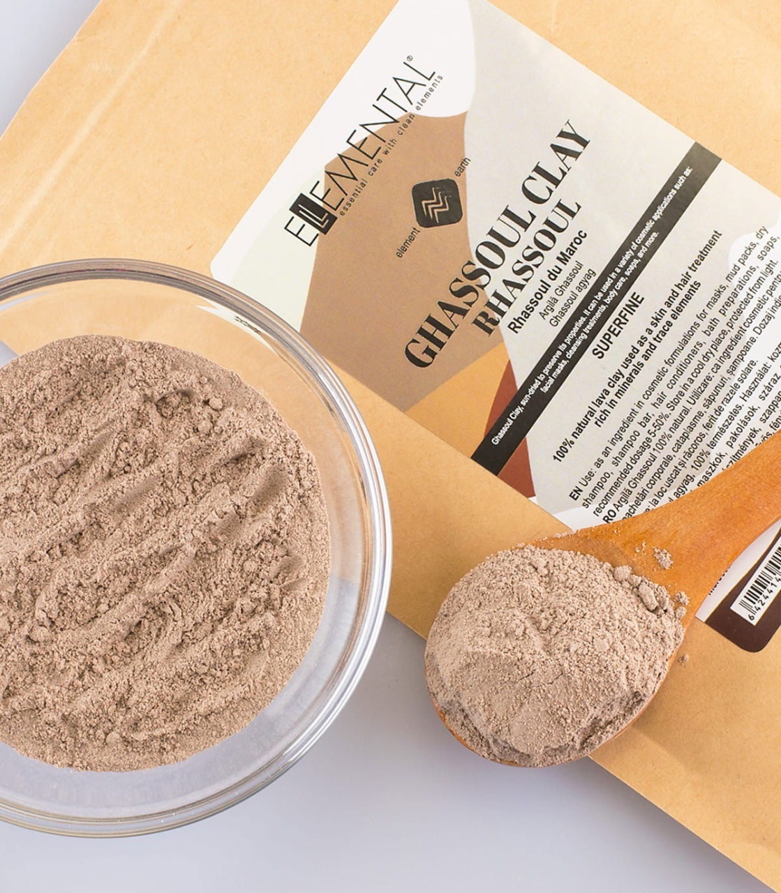 Ellemental, Argilă Ghassoul, 100 g - 1 | YEO