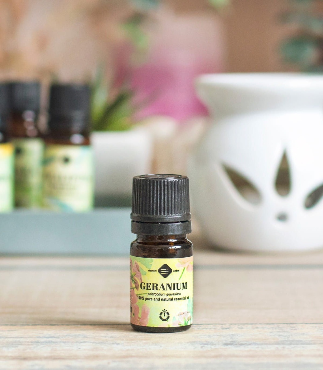 Ellemental, Ulei esențial de Geraniu Bourbon, 5 ml - 3 | YEO