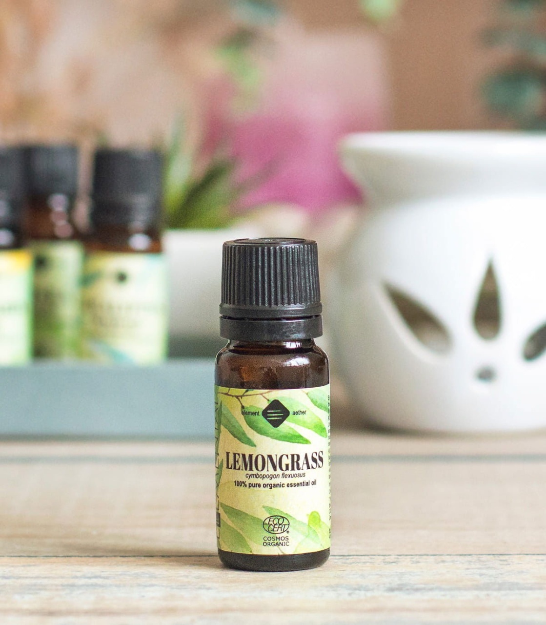 Ellemental, Ulei esențial de Lemongrass Bio, 10 ml - 3 | YEO