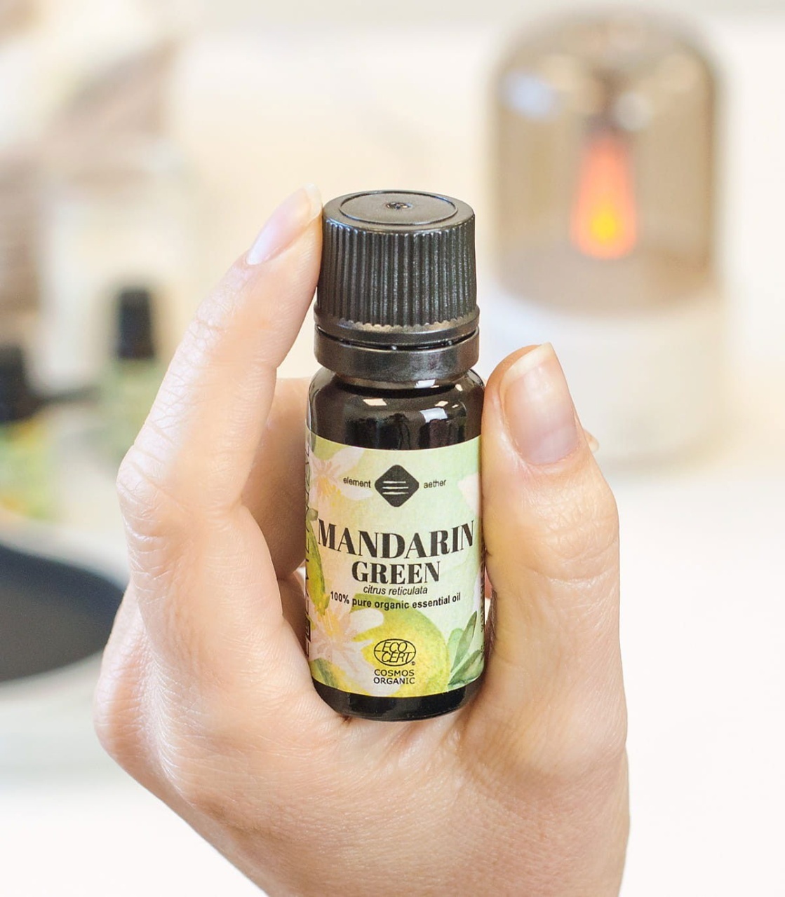 Ellemental, Ulei esențial de Mandarină verde Bio, 10 ml - 2 | YEO