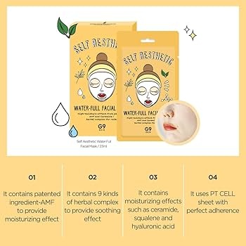 G9SKIN, Self Aesthetic Water-full Facial Mask, mască de față, 23 g