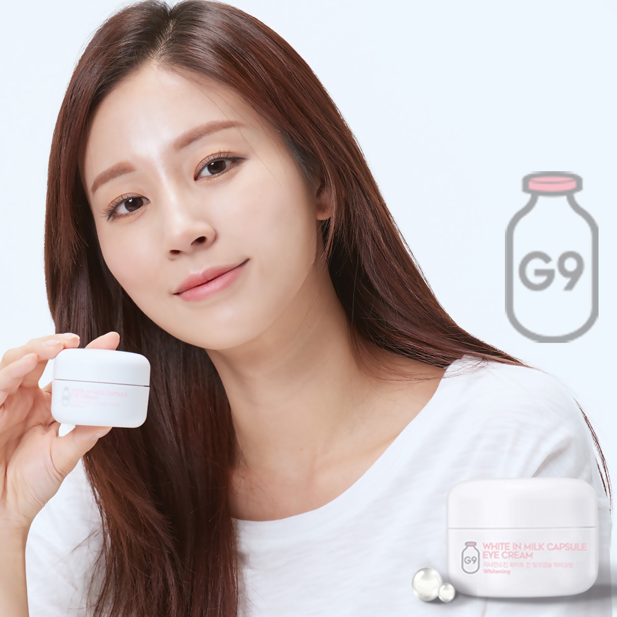 G9SKIN, White in Milk Capsule eye contour cream, cremă de contur pentru ochi, 30 ml - 1 | YEO