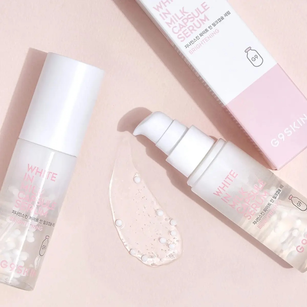 G9SKIN, White In Milk Capsule Serum, serum cu lapte, 50 ml