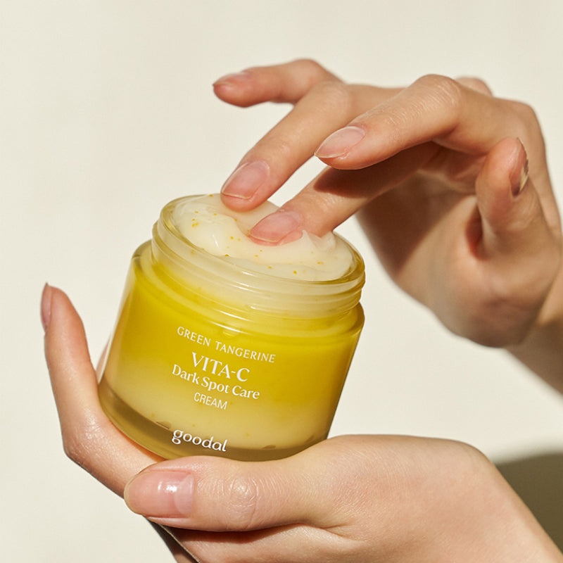GOODAL, Green Tangerine Vita C Dark Spot Care Cream, cremă pentru îngrijirea petelor întunecate, 50 ml - 1 | YEO