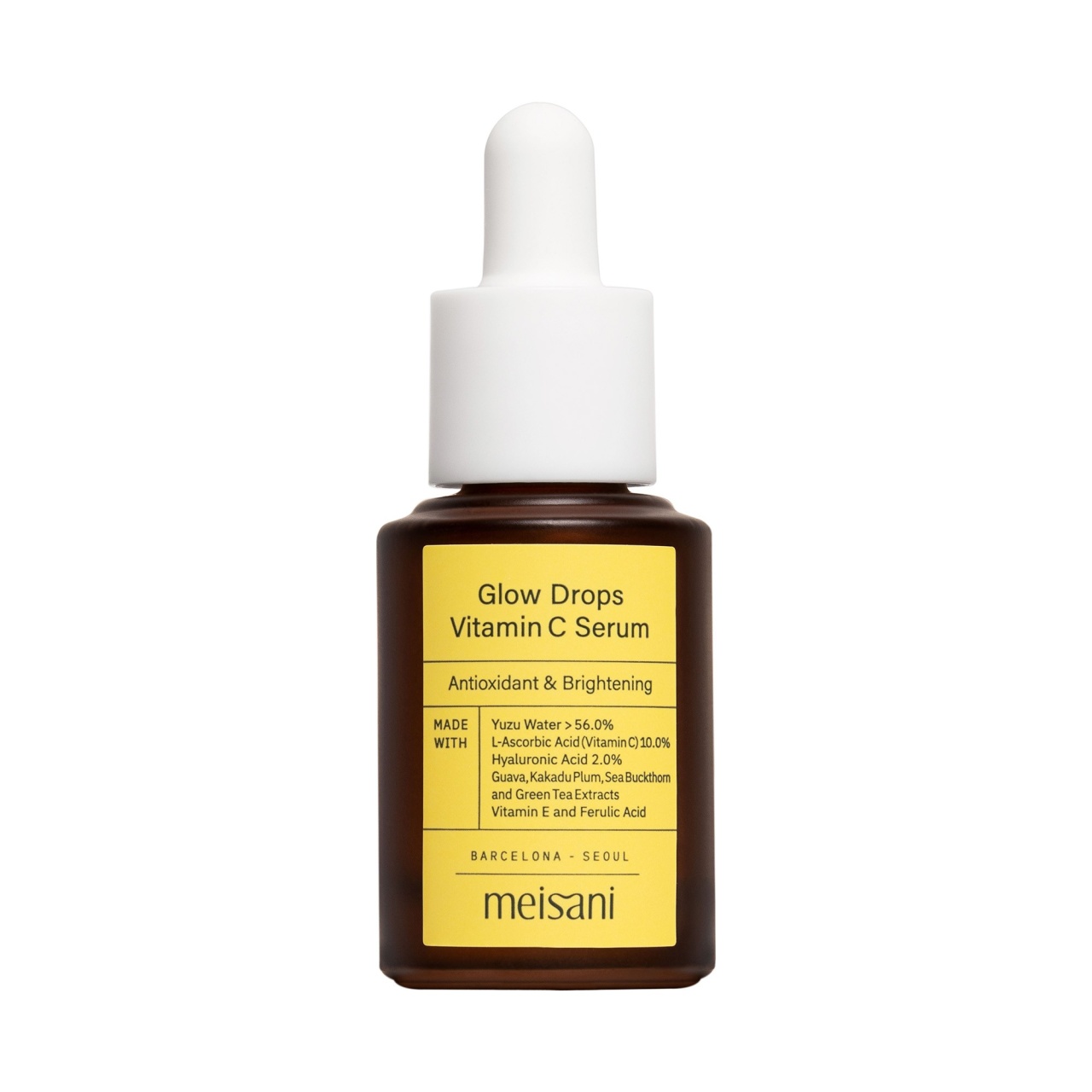 Meisani, Glow Drops Vitamin C Serum, ser glow drops cu vitamina c, 15 ml
