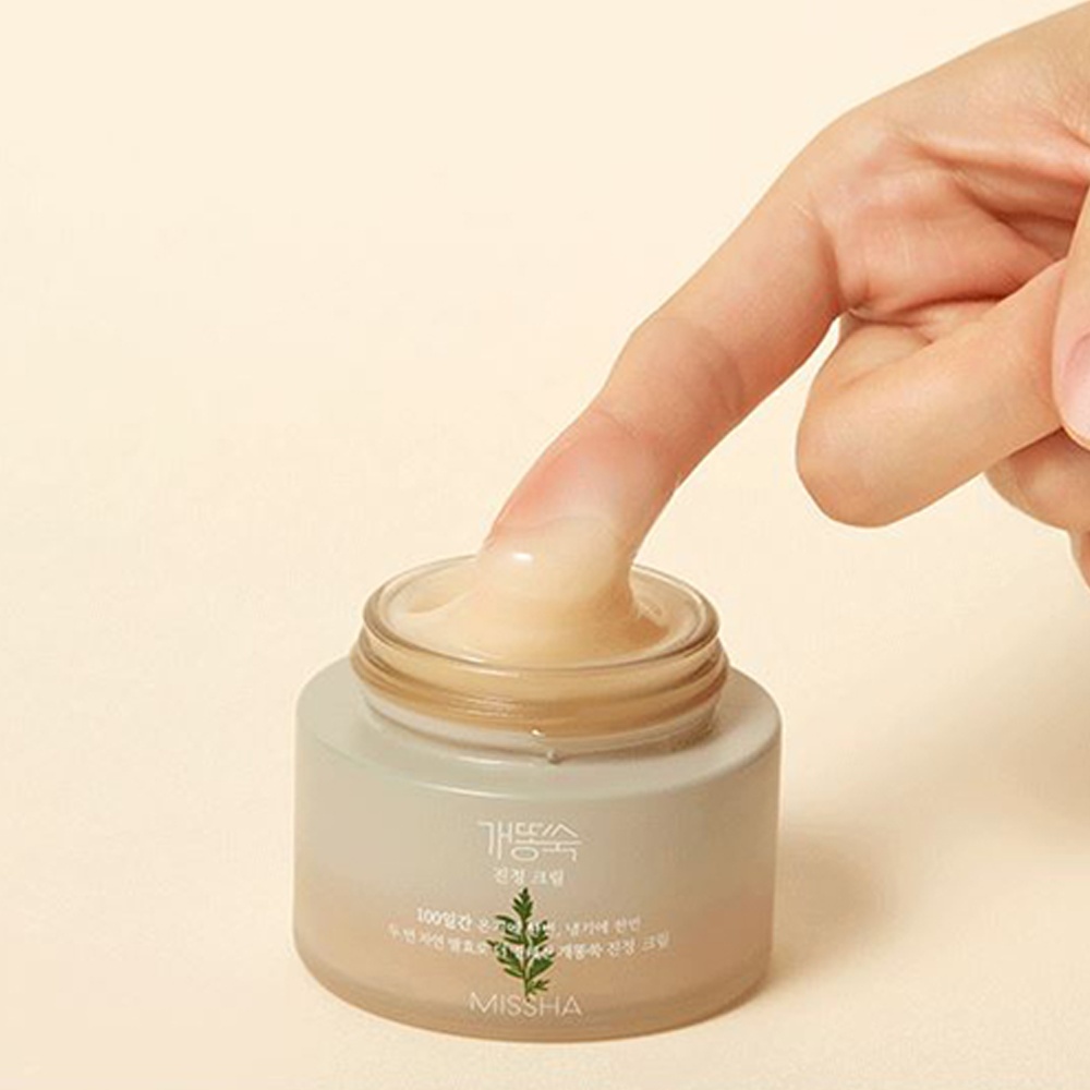 MISSHA, Artemisia Calming Moisture Cream, cremă calmantă hidratantă cu pelin, 50 ml