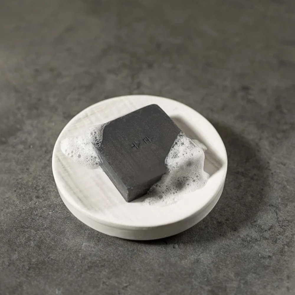 Ondo Beauty 36.5, Charcoal & Willow Purifying Cleansing Bar, săpun purificator cu cărbune și salcie, 70 g - 3 | YEO