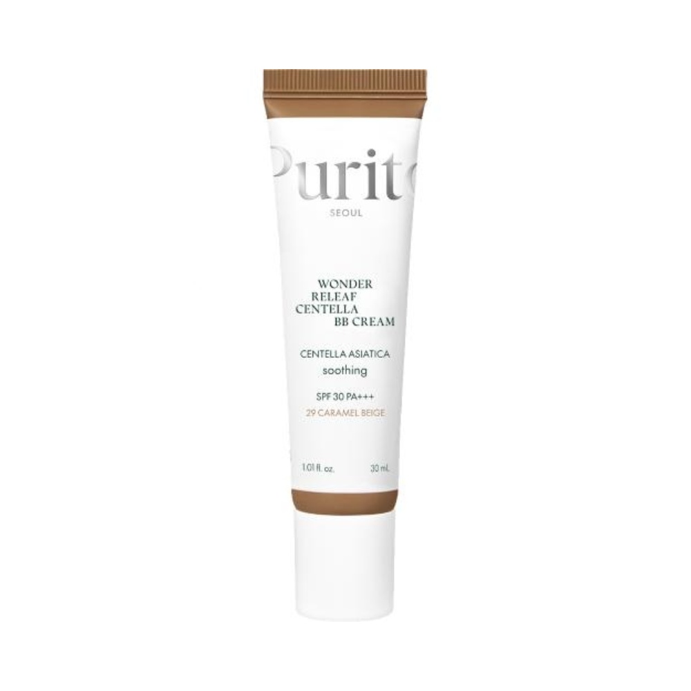 PURITO SEOUL, Wonder Releaf Centella BB Cream, #29 Caramel Beige, crema bb hidratanta, 30 ml