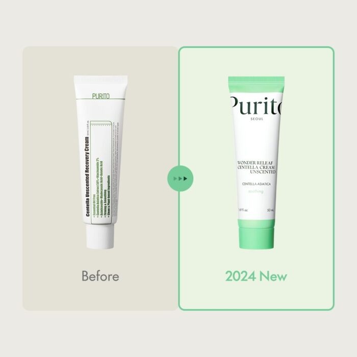 PURITO SEOUL, Wonder Releaf Centella Cream Unscented, crema pentru ten , 50 ml - 3 | YEO