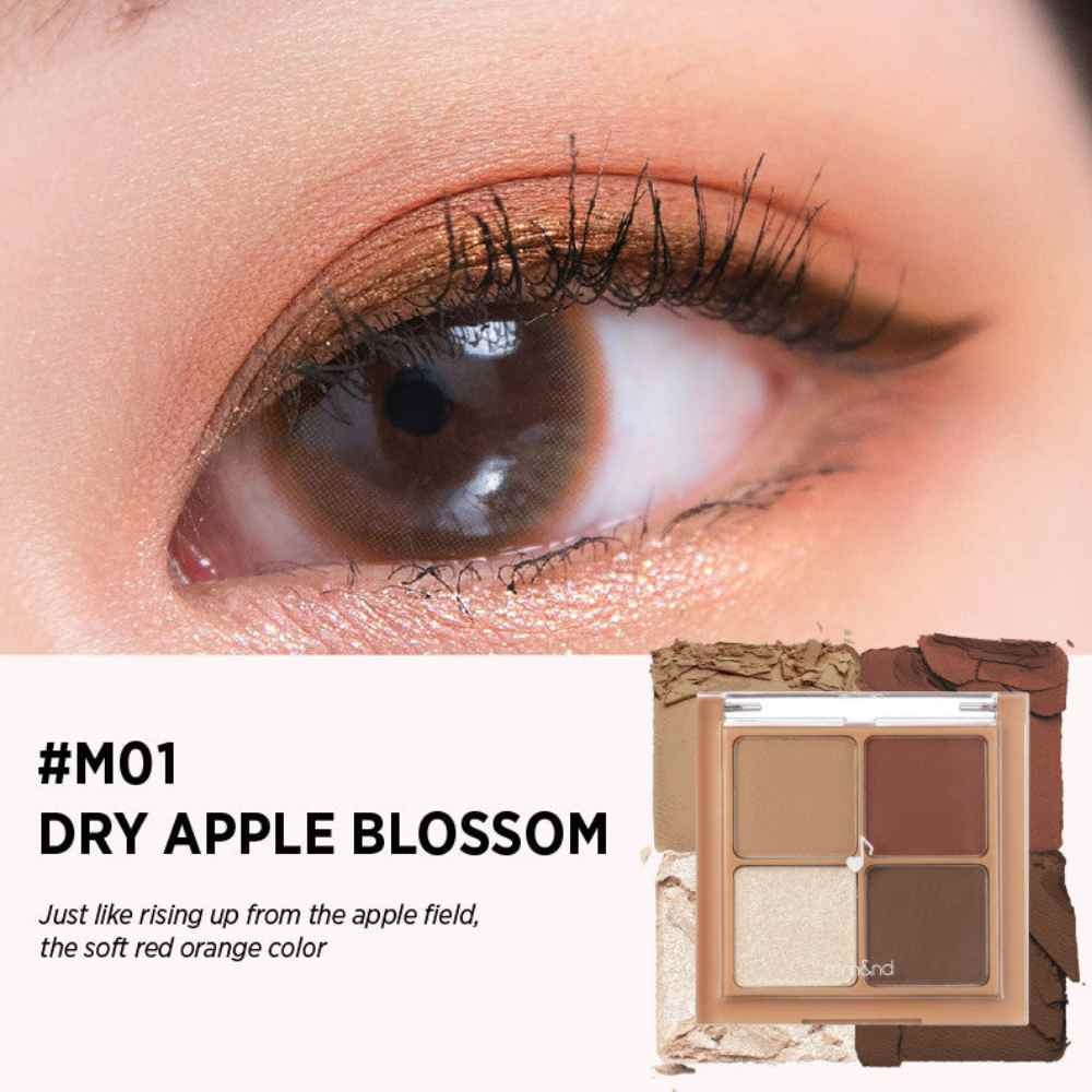 Rom&amp;nd, Better Than Eyes Music Series - Eye Shadow Palette - 01 Dry Apple Blossom , fard de pleoape , 6.5 g