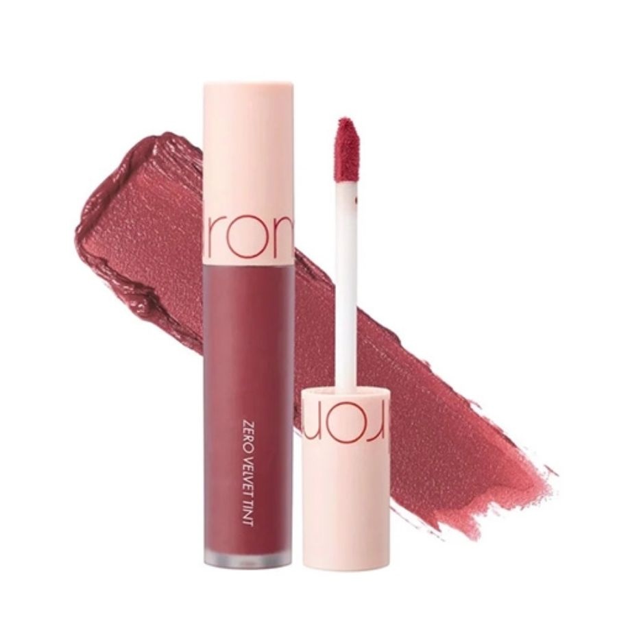 Rom&amp;nd, Zero Velvet Tint - Matte Velvet Lip Tint - 16 Burny Nude , ruj de buze cu finisaj mat , 5.5 g