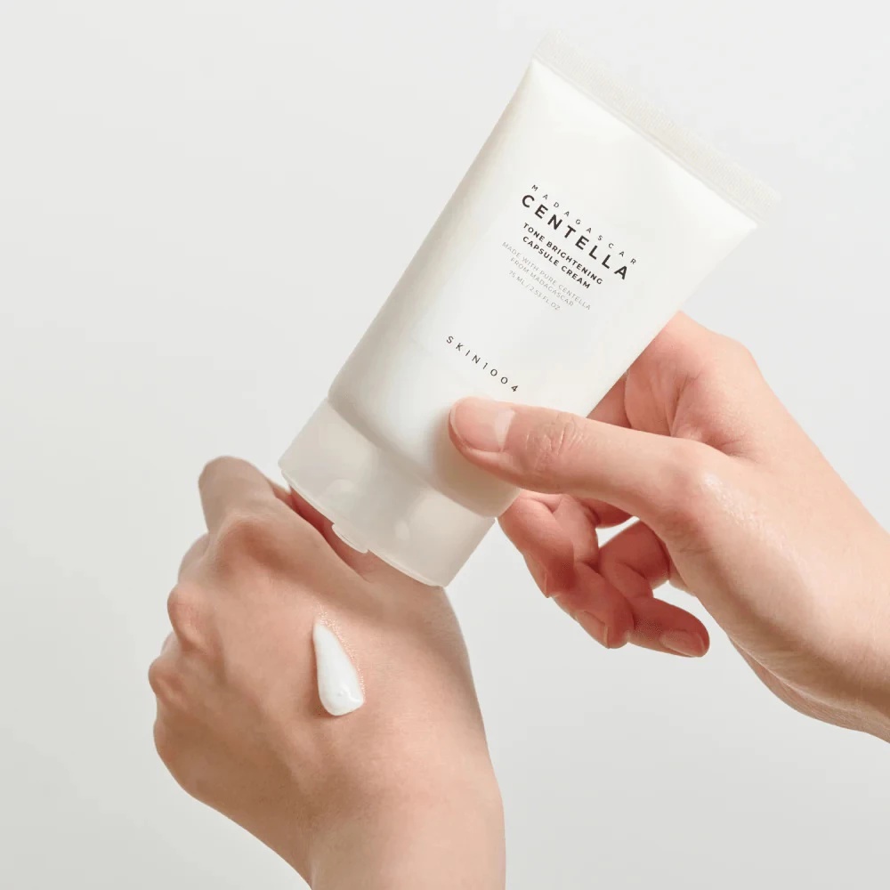 SKIN1004, Madagascar Centella Tone Brightening Capsule Cream, cremă capsulă de iluminare a pielii cu centella, 75 ml