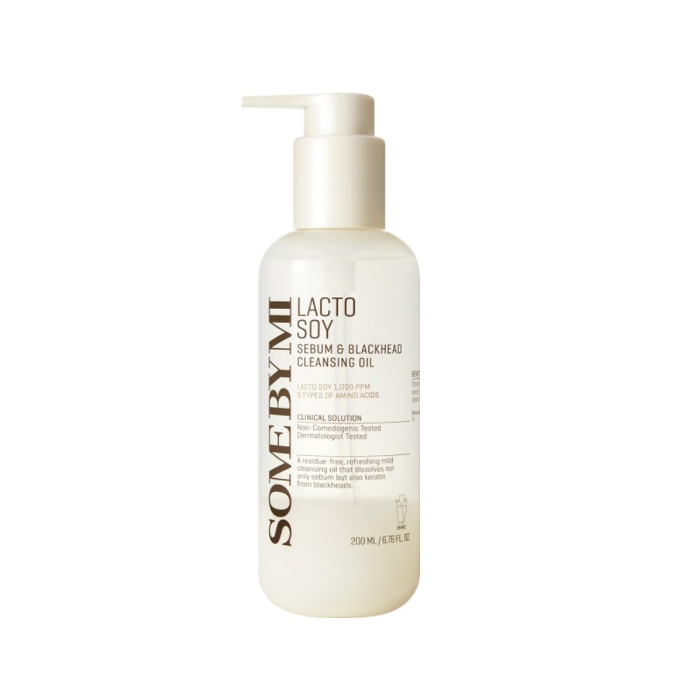 SOMEBYMI, Lactosoy Sebum &amp; Blackhead Cleaning Oil, ulei de curățare, 200 ml