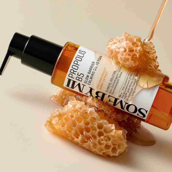 SOMEBYMI, Propolis B5 Glow Barrier Calming Oil to Foam, ulei de calmare, 120 ml