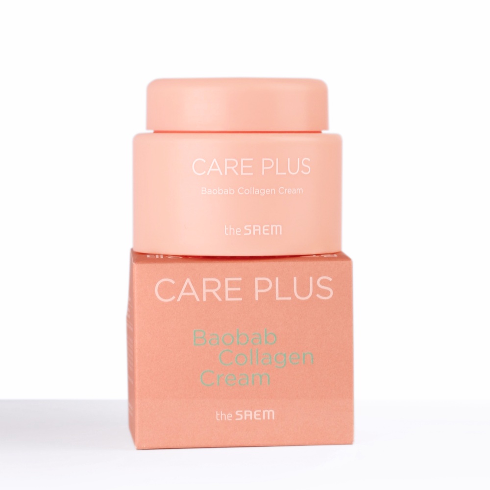 THE SAEM, Care Plus Baobab Collagen Cream, cremă cu colagen si baobab, 100 ml - 1 | YEO