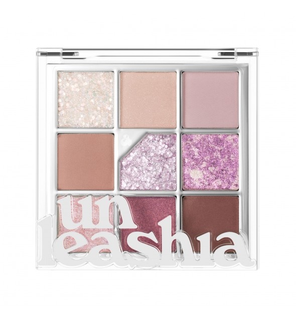 Unleashia, Glitterpedia Eye Palett, N4 ALL OF LAVENDER FOG, paletă pentru ochi, 6,2 g